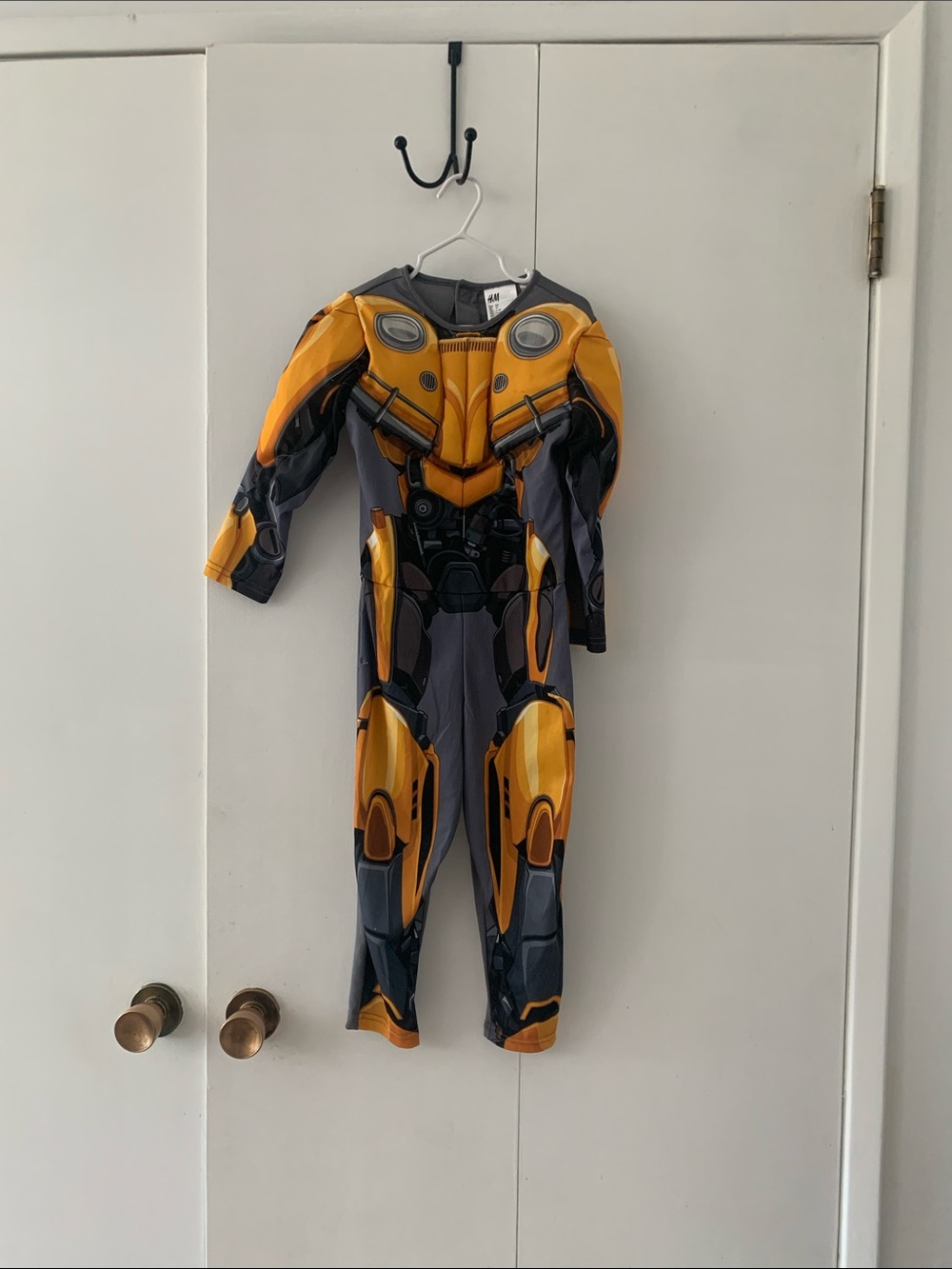 Bumblebee from Transformers Yellow and Gray Jumpsuit